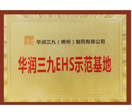 華潤(rùn)三九EHS示范基地